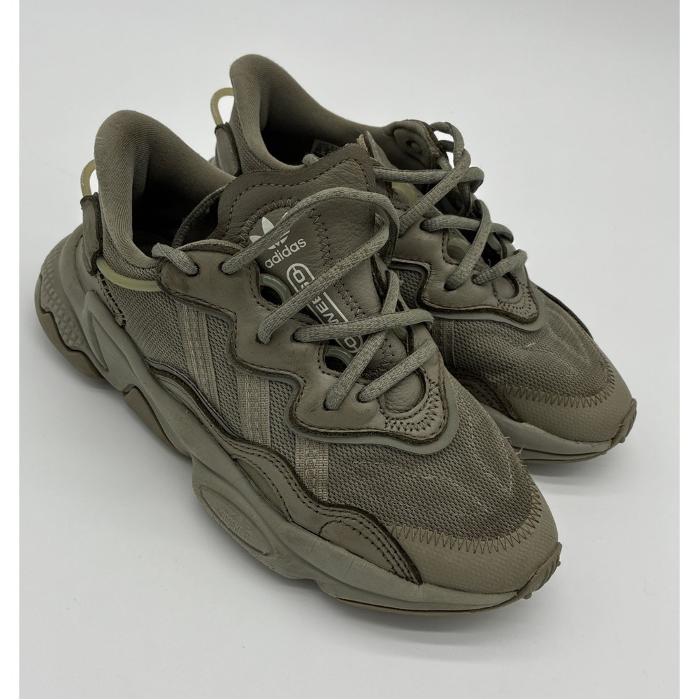 Adidas Ozweego Kids Olive Green Earth Tone Adiprene Sneakers EE8301
